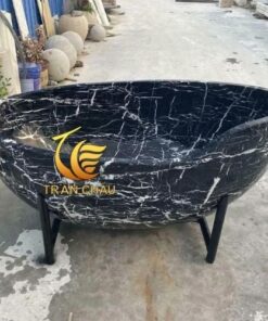 Bồn Tắm Nằm Đá Cẩm Thạch Vàng