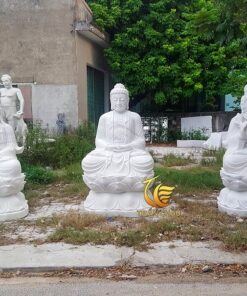 3 Vị Phật Tam Thế Bằng Đá Mỹ Nghệ Nguyên Khối