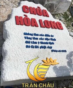 Bảng Hiệu Chữ Nổi Đá Cho Chùa Hoa Long