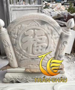 Bình Phong Đá Tự Nhiên Nguyên Khối