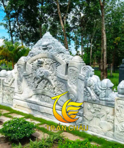 Bức Bình Phong Lăng Mộ Bằng Đá Tự Nhiên
