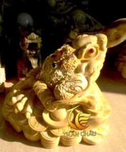Cóc Thiềm Thừ Bằng Đá Tự Nhiên Nguyên Khối
