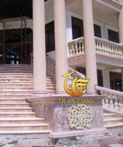 Cột Đá Tự Nhiên Nguyên Khối Cho Công Ty