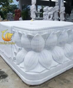 Đế Đài Sen Đá Tượng Phật Đá Nguyên Khối