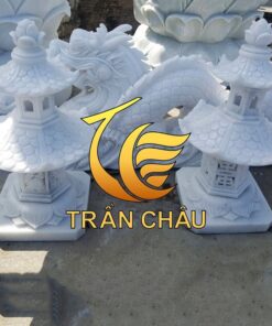 Đèn Đá Trạm Tứ Linh Đá Mỹ Nghệ Non Nước