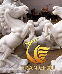 Đôi Ngựa Để Cổng Bằng Đá Tự Nhiên