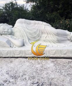 Đức Phật Nhập Niết Bàn Tượng Bằng Đá Nguyên Khối