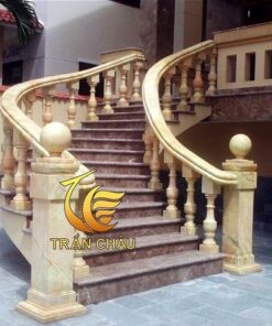 Lan Can Cầu Thang Bằng Đá Cho Nhà Biệt Thự