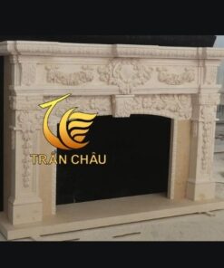 Lò sưởi Than Khung Đá Tự Nhiên
