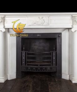 Lò Sưởi Trong Nhà Đá Cẩm Thạch Trắng