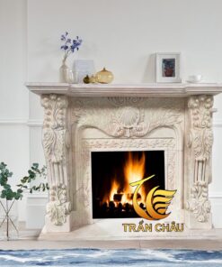 Lò Sưởi Trang Trí Bằng Đá Tự Nhiên