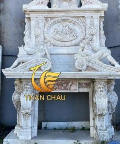 Lò Sưởi Phòng Khách Bằng Đá