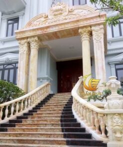 Mẫu Lan Can Cầu Thang Đá Cho Biệt Thự Villa Đẳng Cấp