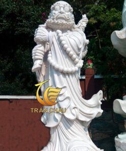 Mẫu Tượng Đạt Ma Bằng Đá Trắng Cẩm Thạch