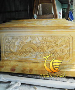 Mộ Đá Ninh Bình Đá Cẩm Thạch Vàng