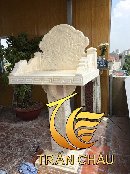 Khóm Thờ Bằng Đá Tự Nhiên Nguyên Khối