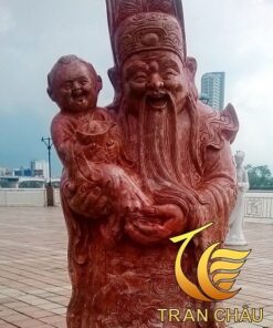 Phúc Lộc Thọ Bằng Đá Granite Nguyên Khối Tự Nhiên