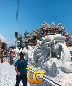 Rồng Đá Điện Kính Thiên Đá Nguyên Khối