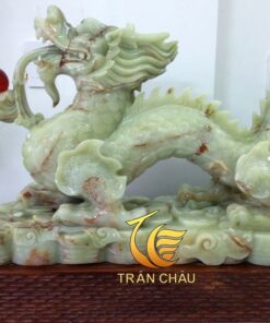 Rồng Đá Nhỏ Đá Ngọc Để Bàn Làm Việc