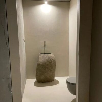 Vì sao khách hàng chọn Lavabo đá cuội thay cho lavabo thông thường?