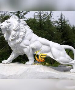Tượng Sư Tử Gầm Đá Trắng