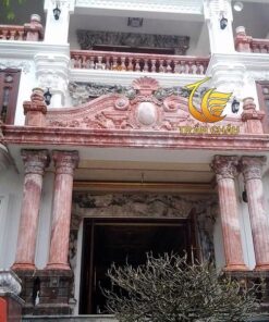 Thi Công Cột Cổng Đá Cẩm Thạch Cho Biệt Thự Của Đại Gia Bình Dương