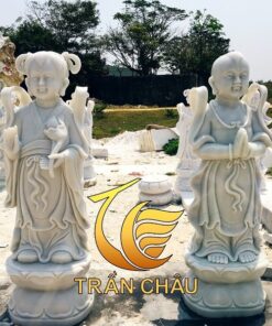 Thiện Tài Đồng Tử Bằng Đá Mỹ Nghệ Nguyên Khối