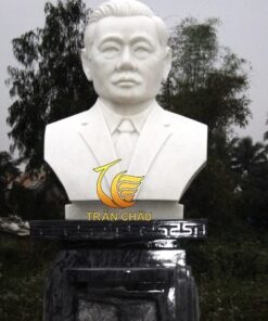 Tượng Bán Thân Đá Cẩm Thạch Trắng Phong Thủy
