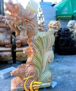 Tượng Cá Chép Hóa Rồng Giá Rẻ Giá Tại Xưởng
