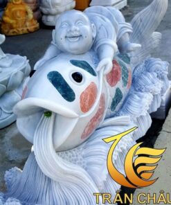 Tượng Cá Chép Ngọc Để Bàn Phòng Khách