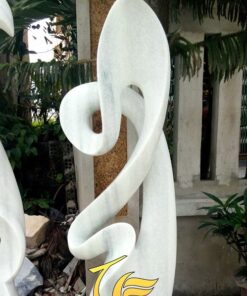 Tượng Đá Nghệ Thuật Đẹp Đá Cẩm Thạch Trắng