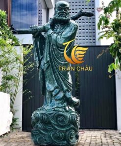 Tượng Đạt Ma Đá Xanh Ấn Độ Cao Cấp