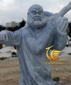 Tượng Đạt Ma Sư Tổ Đá Đen Cẩm Thạch Non Nước
