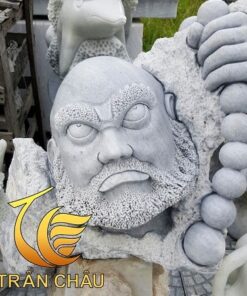 Tượng Đạt Ma Sư Tổ Điêu Khắc Từ Đá Thiên Nhiên