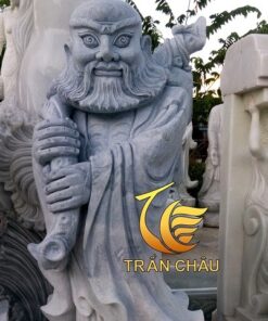 Tượng Đạt Ma Sư Tổ Quá Hải Đá Đen Cẩm Thạch