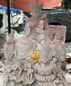 Tượng Địa Tạng Vương Lập Đàn Cầu Siêu Thai Nhi