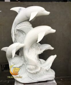 Tượng Đôi Cá Heo Trang Trí