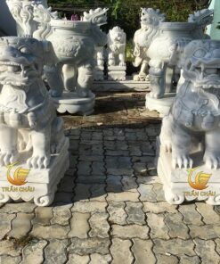 Tượng Nghê Đá Để Cổng Đình