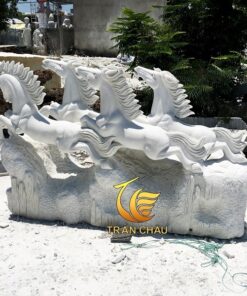 Tượng Ngựa Mã Đáo Thành Công Đá Tự Nhiên Nguyên Khối