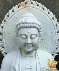 Tượng Phật A Di Đà Đá Nguyên Khối Giá Rẻ