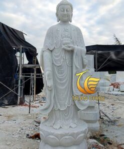 Tượng Phật A Di Đà Nguyên Khối Sản Xuất Tại Xưởng