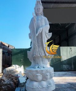 Tượng Phật Bà Quan Âm Bằng Đá Tự Nhiên
