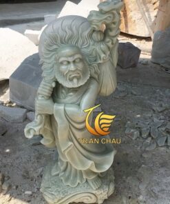 Tượng Phật Đạt Ma Đá Xanh Tự Nhiên Tại Đà Nẵng