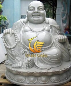 Tượng Phật Di Lặc Đá Cẩm Thạch Xám Đà Nẵng