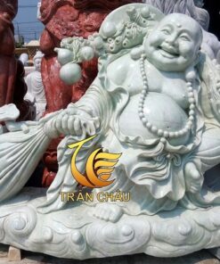 Tượng Phật Di Lặc Vác Bao Tiền Đá Mỹ Nghệ