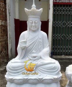 Tượng Phật Địa Tạng Vương Bồ Tát Ngồi Tựa Đài Sen