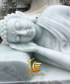 Tượng Phật Nhập Niết Bàn Bằng Đá Cẩm Thạch