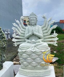 Tượng Phật Quan Âm Nghìn Mắt Nghìn Tay Ngồi Đài Sen