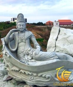 Tượng Phật Quán Tự Tại Bằng Đá Mỹ Nghệ