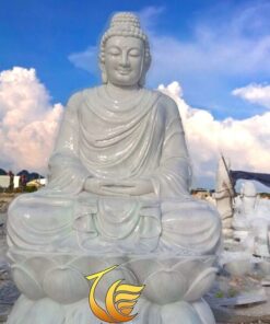 Tượng Phật Thích Ca Ngồi Đá Trắng Non Nước Đà Nẵng